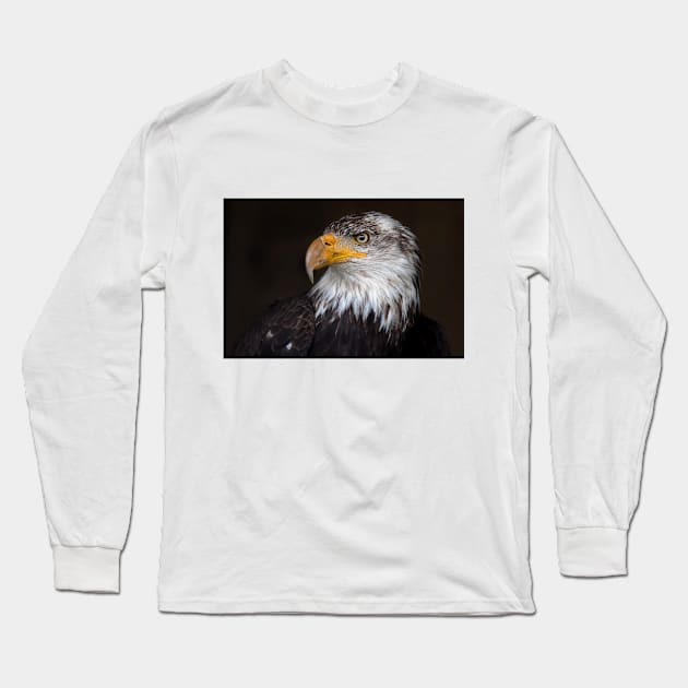 Caged Eagle Long Sleeve T-Shirt by Jim Cumming